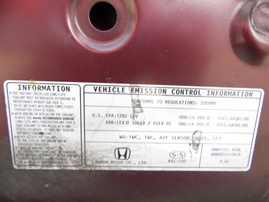 2008 HONDA ACCORD LX MAROON 4DR 2.4L AT A17594
